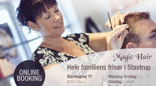 Book tid online ved hele familiens frisør i Stavtrup